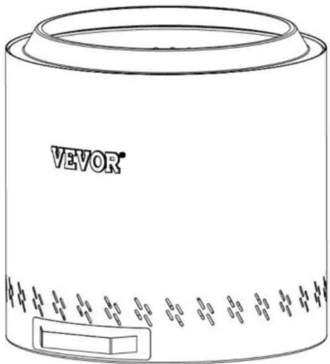 Vevor YCS-9038-16 - HOUT BRANDEN - 1