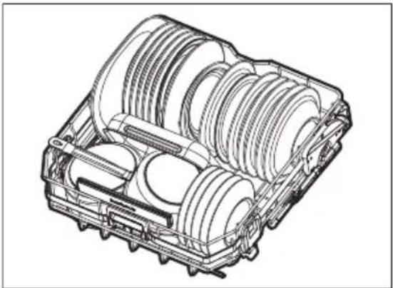 AEG GI9700X4PF - Exemples de chargement d'un lave-vaisselle - 1