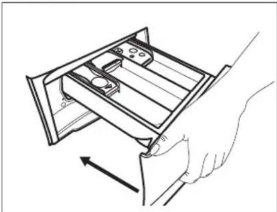 AEG LF6286BB4 - Cleaning the detergent dispenser - 4
