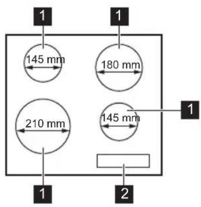 AEG NRN64A00XB - Hällens layout - 1