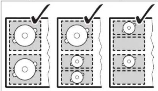 AEG KIF6840IS - FlexiBridge Standardmodus - 2