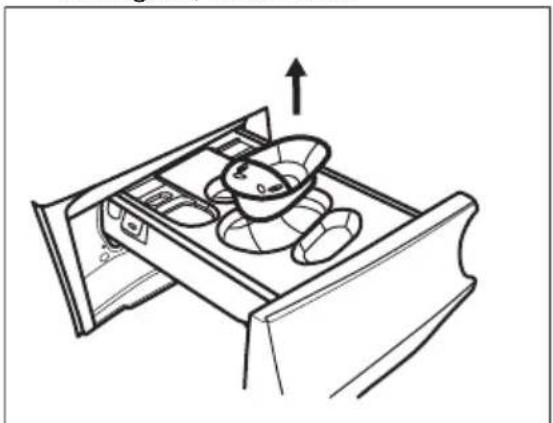 AEG LR86CBC86 - Cleaning the detergent dispenser - 2