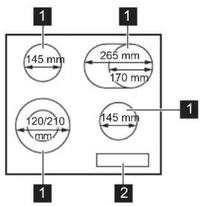 AEG HD6460XB - Hällens layout - 1
