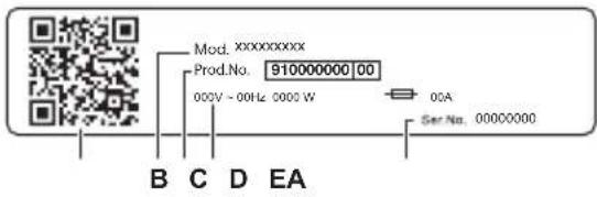 AEG LR794HUD - Appliance overview - 2