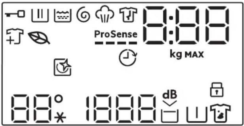 AEG LR794HUD - Control panel description - 2