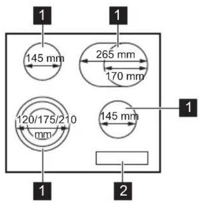 AEG TO64RAA7XB - Hällens layout - 1