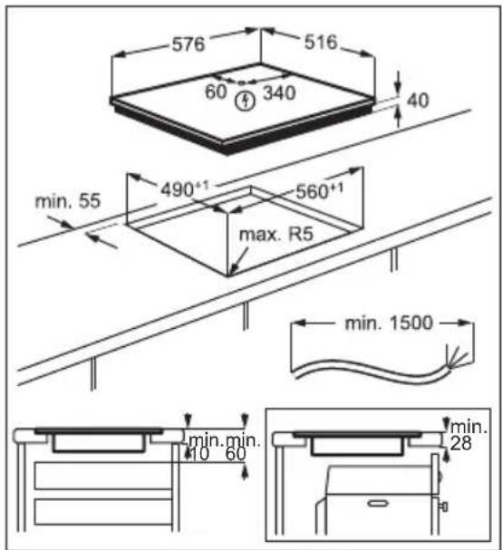 AEG TO64RAA7XB - Montering - 2