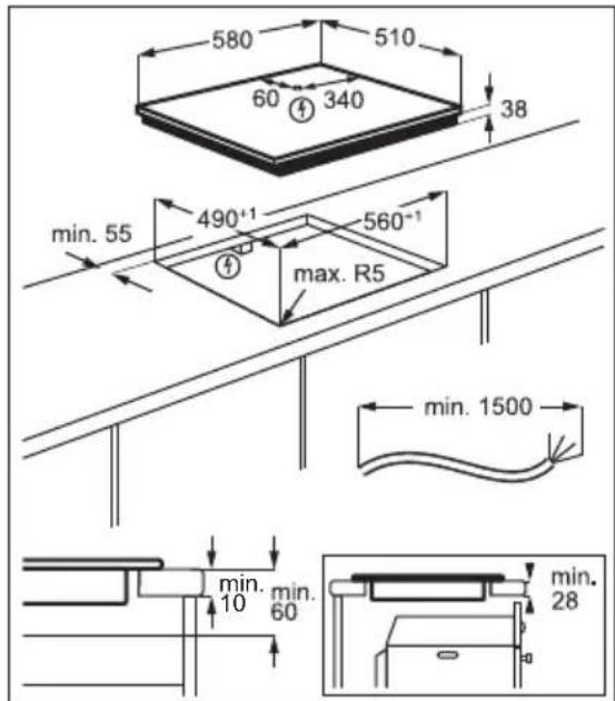 AEG TO64RA07CB - Montering - 2