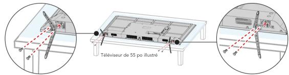 Téléviseur de 55 po illustré