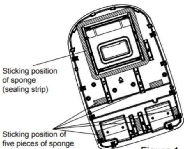 Mestic RTA-2600i - TRINN 1 - FEST SVAMPEN (TETNINGSLISTEN) OG SVAMPEN PÅ UTENDØRSENHETEN - 1