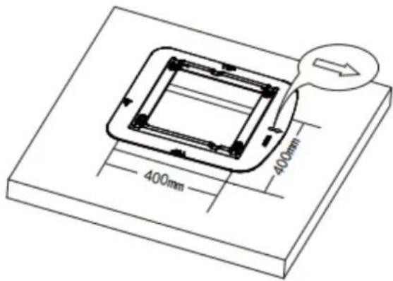 Mestic RTA-2600i - INSTALLATIONSMETOD FÜR MONTERINGSPLATTA - 1