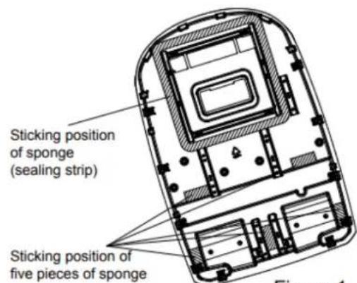 Mestic RTA-2600i - STAP 1 - PLAK SPONS (AFDICTSTRIP) EN SPONS OP DE BUITENUNIT - 1