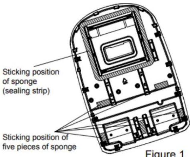 Mestic RTA-2600i - SCHRITT 1 - SCHWAMM (DICHTUNGSBAND) UND SCHWAMM AUF DAS AUSSENGERÄT KLEBEN - 1