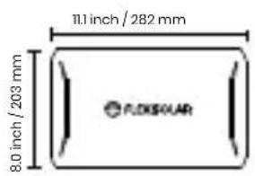 FlexSolar E40 - Unfolded View of the 40W Flexible Solar Charger - 2