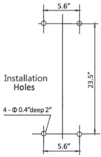 EccoTemp SH22i - Mounting the SH22 Water Heater - 1