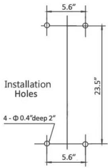 EccoTemp SH22i - Mounting the SH22i Water Heater - 1