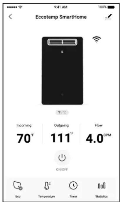 EccoTemp SH22i - Instant Statistics - 3