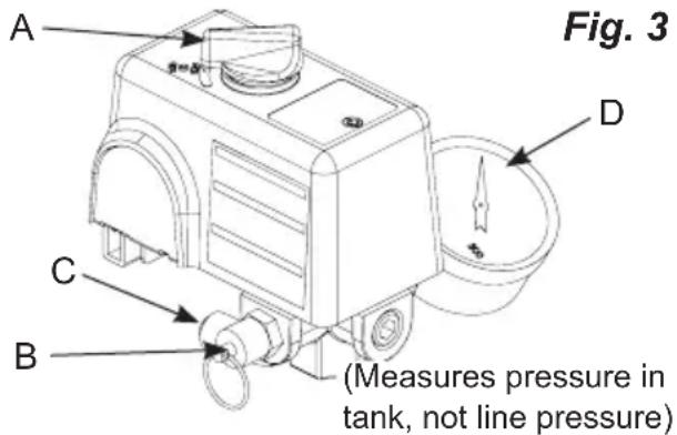 Porter-Cable PXCMLC3706056 - Tank Pressure Gauge (see D) - 1