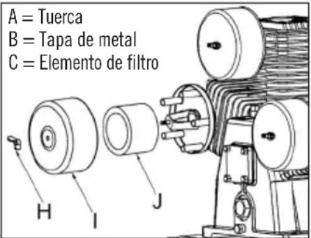 Porter-Cable PXCMLA4708065 - LIMPieZA DEL FILTRO DE AIRE - 1