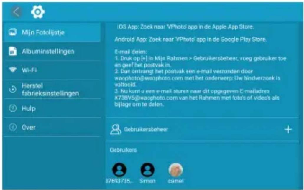 Dragon Touch Modern 10 Elite - Verbind uw e-mailadres met de fotolijst - 1