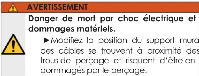 Juskys VC2101 - Monter le support mural - 1