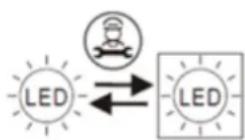 Le Cellier LC20BUF - Sostituzione della lampada di illuminazione - 1