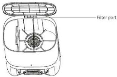 Juskys EcoTrek M300 - Staubbehälter/ Dust container / Bac à poussière / Contenitore per la polvere / Contenedor de polvo - 4