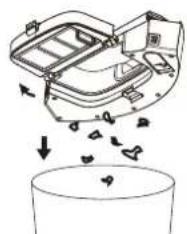Juskys EcoTrek M300 - Staubbehälter/ Dust container / Bac à poussière / Contenitore per la polvere / Contenedor de polvo - 2