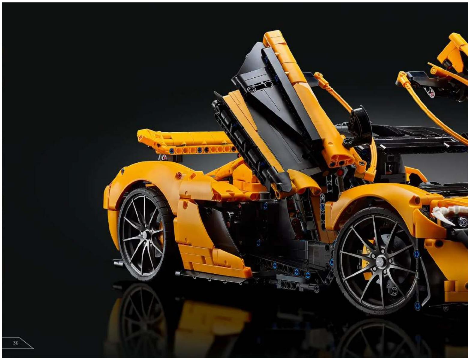 LEGO McLaren P1 42172 - L'AIR SE DÉPLACE EN COURBES LISSES - 8
