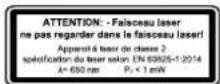 DEXTER MS-SL 8 - Explication des symboles sur l'appareil - 7