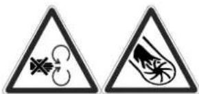 SCHEPPACH LB210-18Li - Erklärung der Symbole auf dem Gerät - 10
