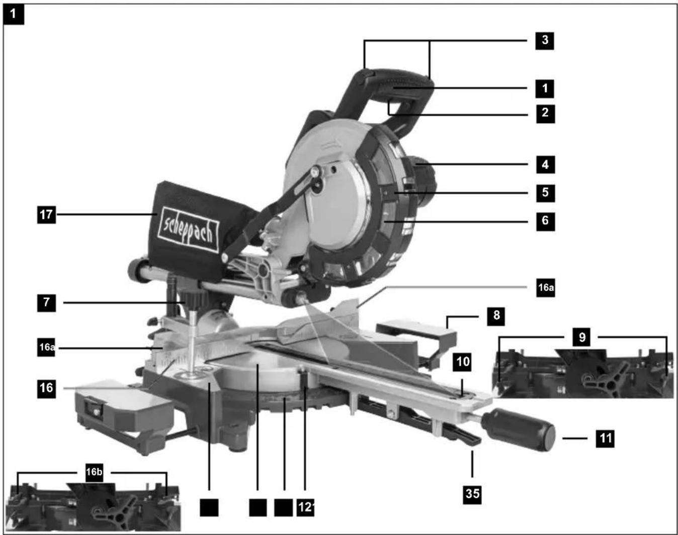 SCHEPPACH MS216L - 2