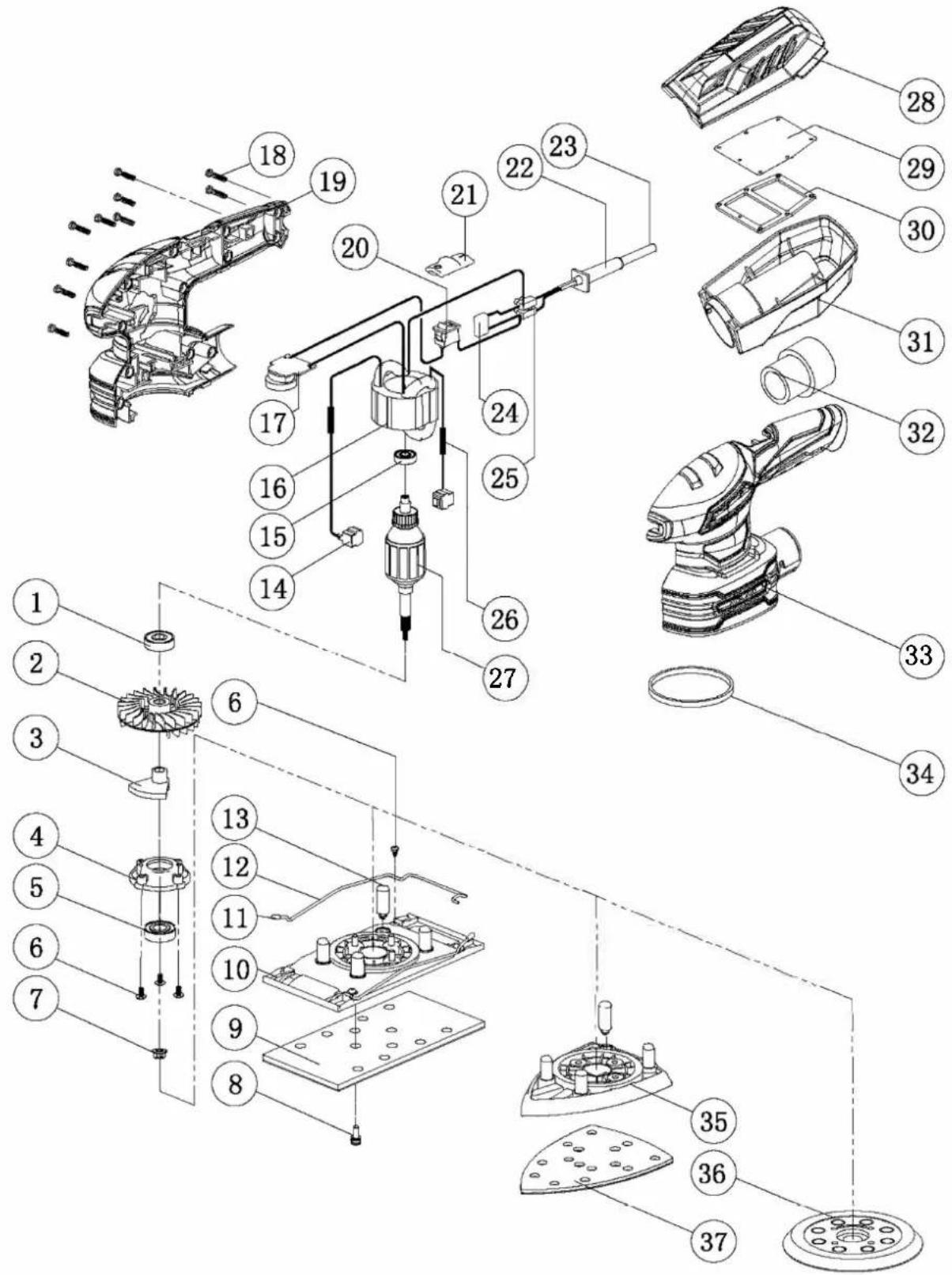 SCHEPPACH PES31 - Résolution d'une panne - 1
