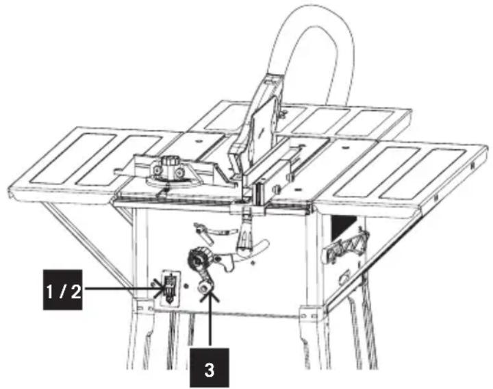 SCHEPPACH FPTS1500 - Operation - 1