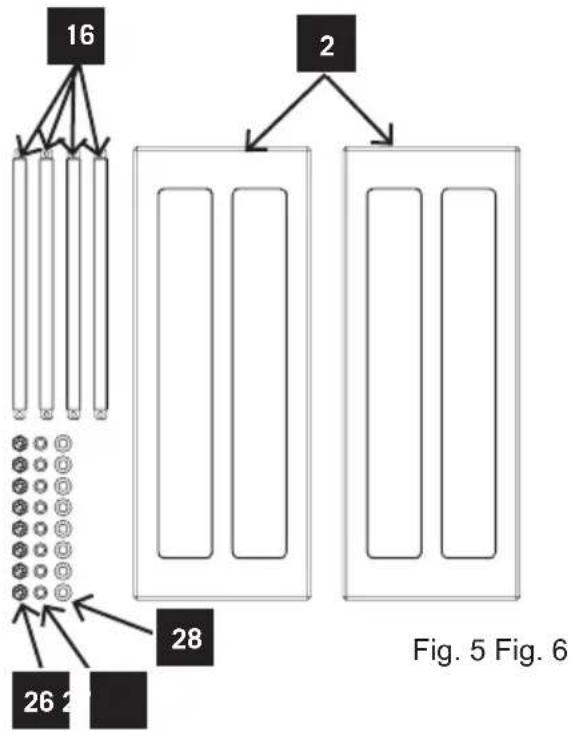 SCHEPPACH FPTS1500 - Assemblez les éléments et serrez les boulons seulement à la main (Fig. 5). - 1
