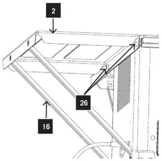 SCHEPPACH FPTS1500 - Assemblez les éléments et serrez les boulons seulement à la main (Fig. 5). - 2