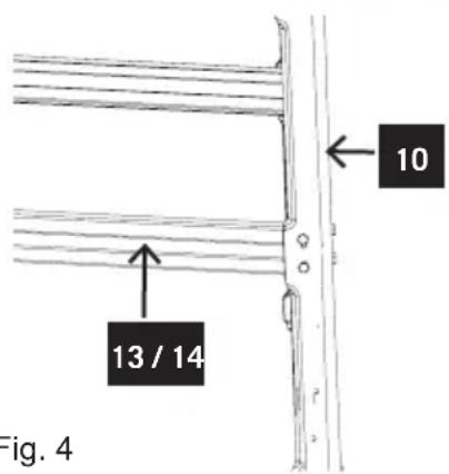 SCHEPPACH FPTS1500 - Assemblez le piétement (Fig. 1-4) - 3