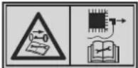 SCHEPPACH FD22B - Erklärung der Symbole auf dem Gerät - 12