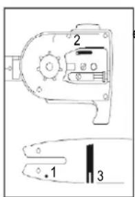 SCHEPPACH MTC52-5P - Manutenzione della barra di guida - 1