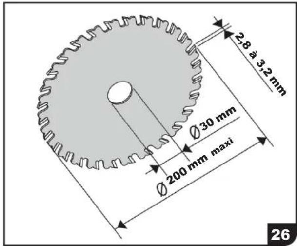 SCHEPPACH Precisa 2.0 - c. Wisselen van het zaagblad - 1