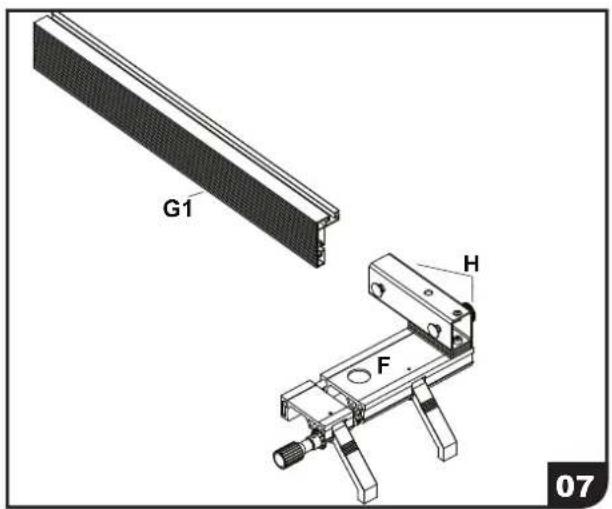 SCHEPPACH Precisa 2.0 - Bescherming van de machinetafel (5) - 2