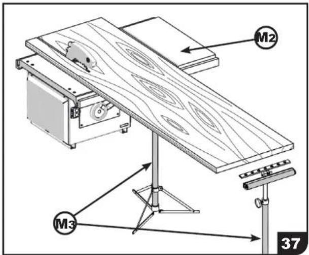SCHEPPACH Precisa 2.0 - f. Sciage de pièces (32)(33) - 1