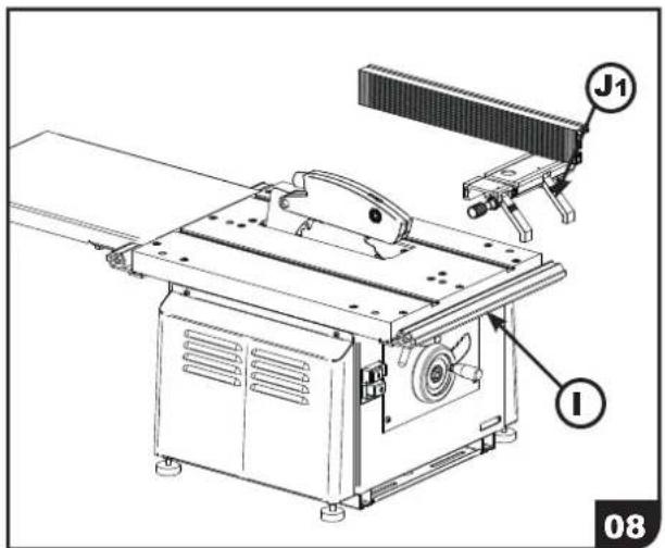 SCHEPPACH Precisa 2.0 - Bescherming van de machinetafel (5) - 3
