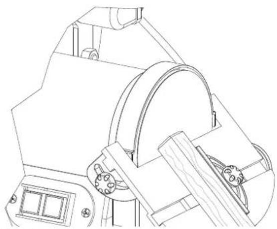 SCHEPPACH BD7500 - Réglage de la table de la ponceuse à disque, Fig. 9 - 1