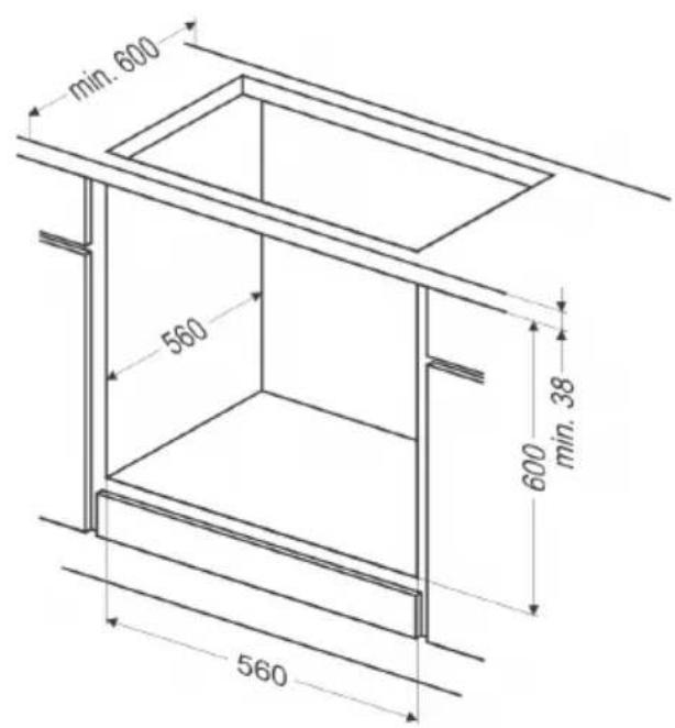 AMICA EHC 933 331 E - Assembly of the oven: - 1