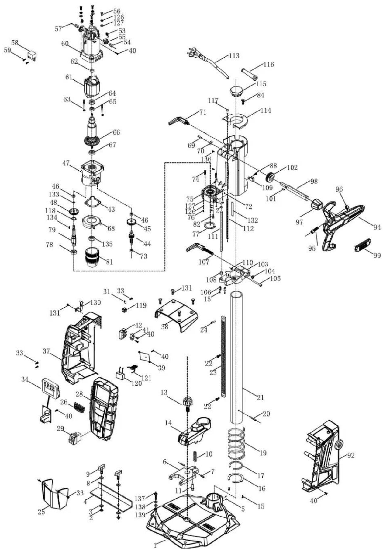 SCHEPPACH DP55Max - Dépannage - 1