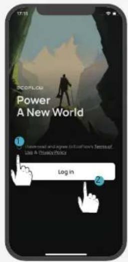ECOFLOW Smart Home Panel 3 - Create account and log in - 1