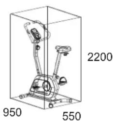 Christopeit Active - TRAINING SPACE REQUIREMENT - 1