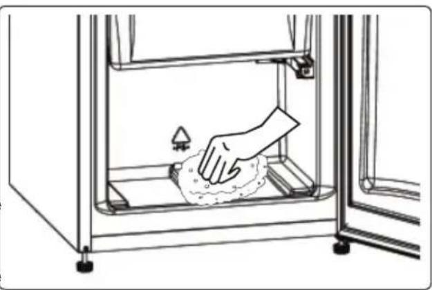 SHARP SJ-UD103T0S-EU - Freezer defrosting process - 1