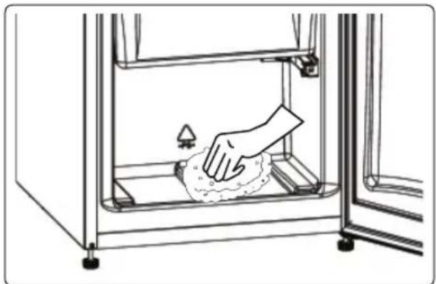 SHARP SJ-UD103T0S-EU - Freezer defrosting process - 1